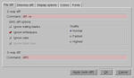 options dialog file diff options